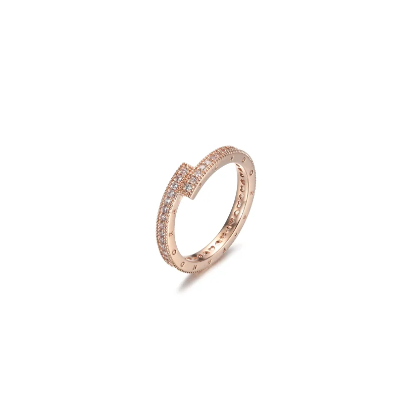 (immagine per) Anello PANDORA Spirale Luminosa - 189491C01 - Visualizza 2
