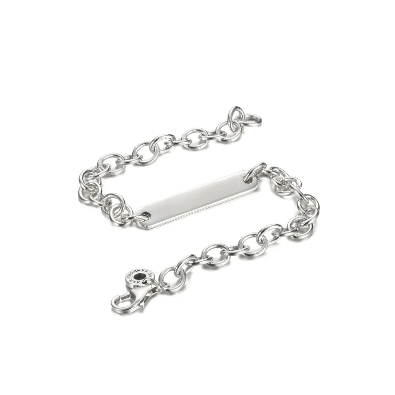 (immagine per) Bracciale Pandora Collegamento della barra incisa - 599523C00 - Visualizza 6