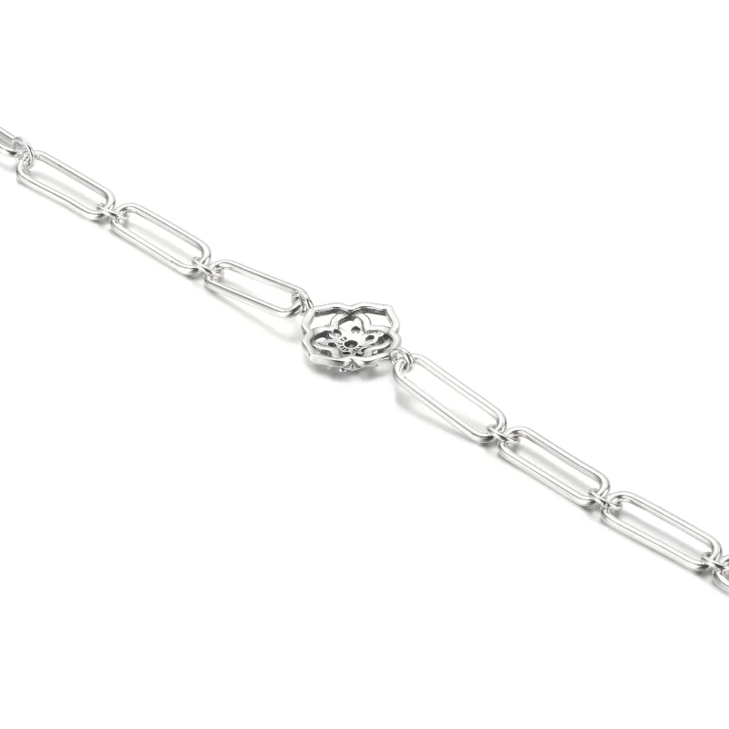 (immagine per) Bracciale Pandora collegamento petali di rosa - 599409C01 - Visualizza 4