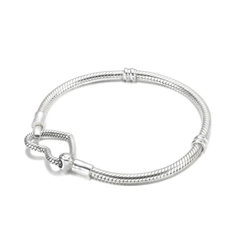 (immagine per) Bracciale PANDORA con Chiusura a Cuore Componibile - 599539C00 - Visualizza 3