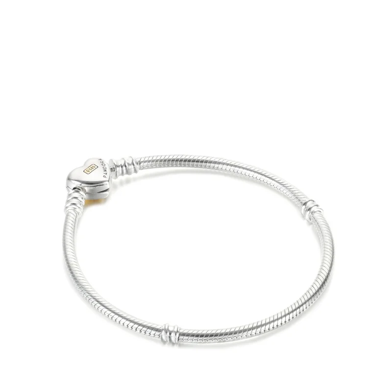 (immagine per) Bracciale PANDORA con Chiusura a Cuore Dorato - 599380C00 - Visualizza 3