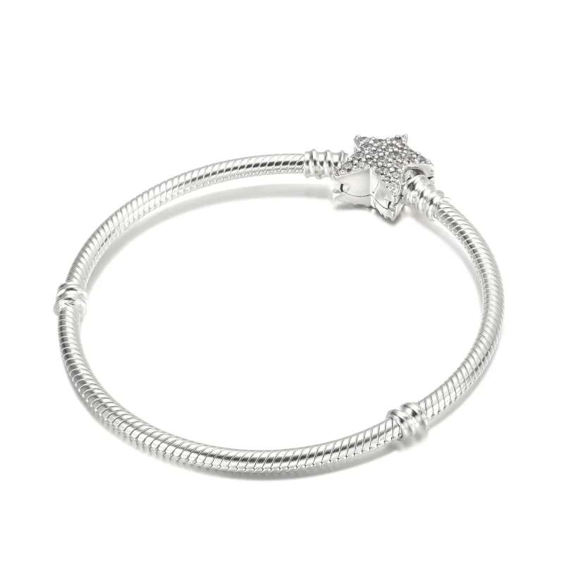 (immagine per) Bracciale PANDORA con Chiusura Stella Luminosa - 599639C01 - Visualizza 2