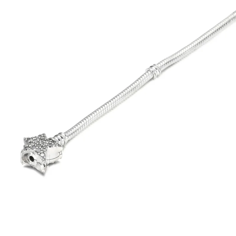 (immagine per) Bracciale PANDORA con Chiusura Stella Luminosa - 599639C01 - Visualizza 4