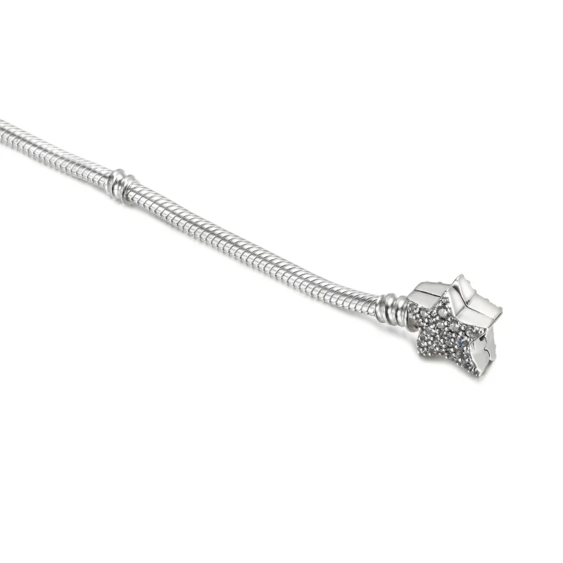 (immagine per) Bracciale PANDORA con Chiusura Stella Luminosa - 599639C01 - Visualizza 5