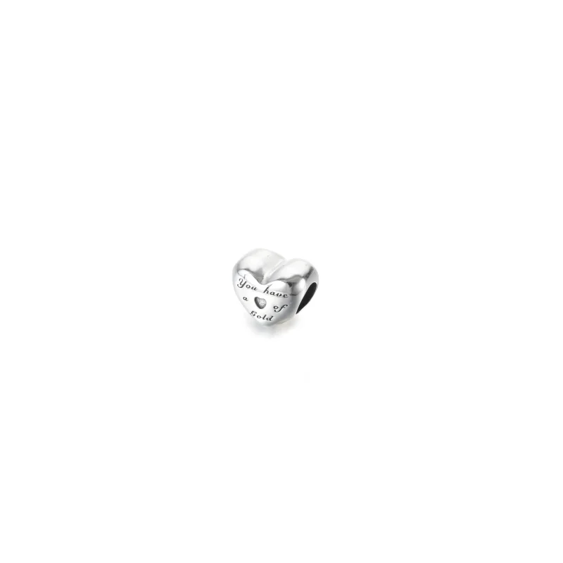 (immagine per) Charm PANDORA Cuore Dorato - 799415C00 - Visualizza 3