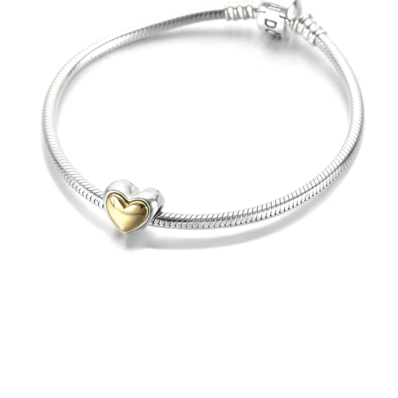 (immagine per) Charm PANDORA Cuore Dorato - 799415C00 - Visualizza 5