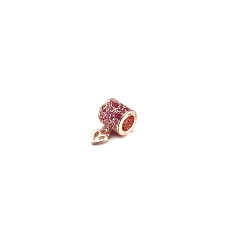 (immagine per) Charm Pandora Fusto a cuore a mano libera pavé - 789548C01 - Visualizza 2