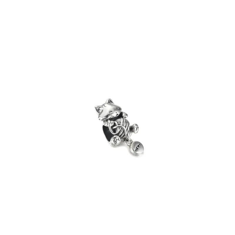 (immagine per) Charm PANDORA Gattino e Gomitolo - 799535C00 - Visualizza 2