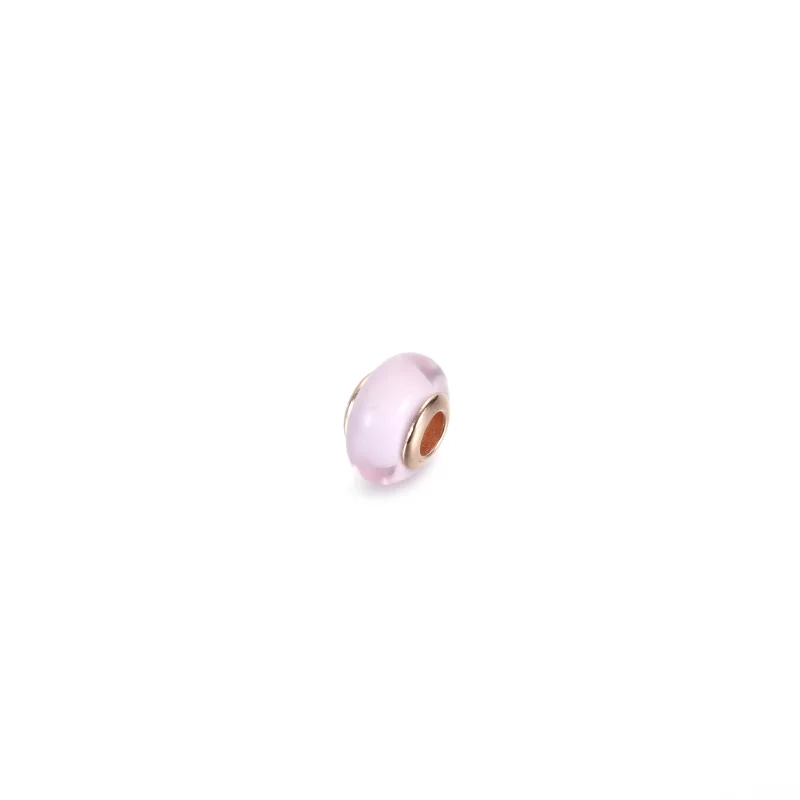 (immagine per) Charm PANDORA in Vetro di Murano Rosa Opaco - 789421C00 - Visualizza 2