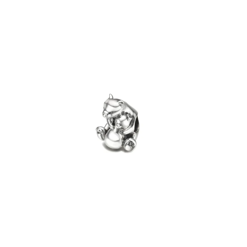 (immagine per) Charm PANDORA Mamma Orsa e il suo Cucciolo - 790032C01 - Visualizza 2