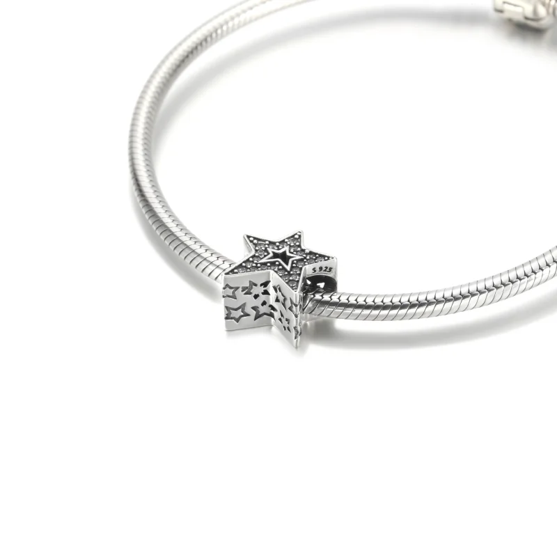 (immagine per) Charm PANDORA Stella Luminosa - 790016C01 - Visualizza 5