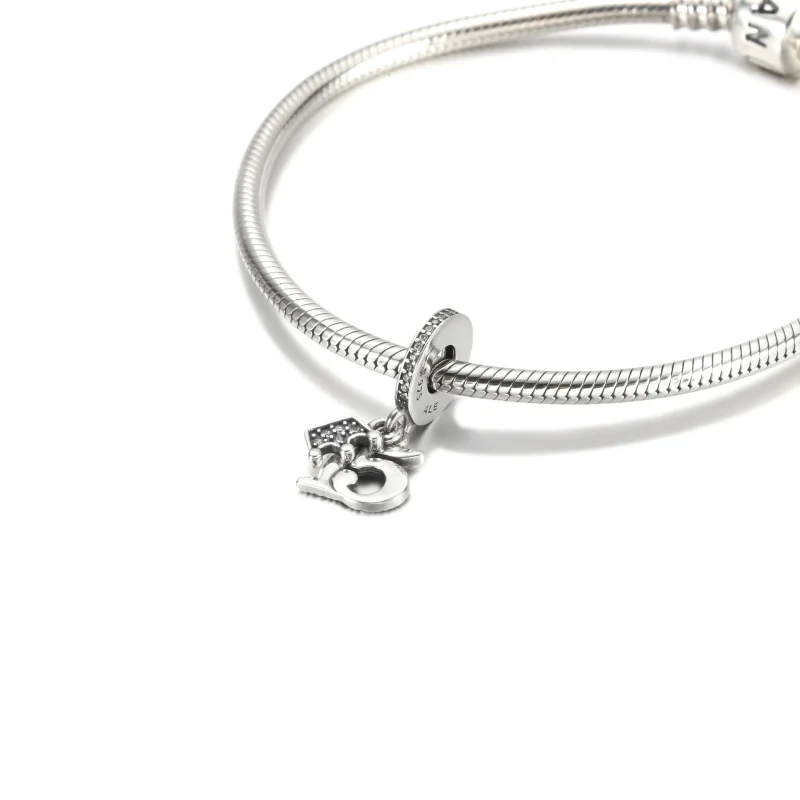 (immagine per) Charm Pendente Pandora 15° compleanno - 799540C01 - Visualizza 5