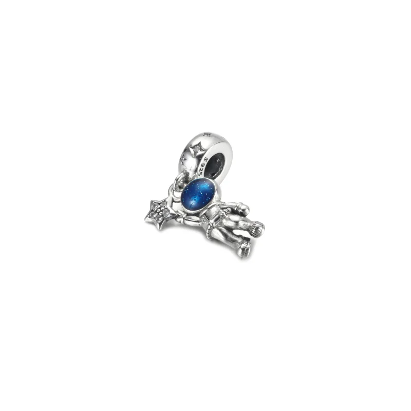 (immagine per) Charm Pendente PANDORA Astronauta - 790030C01 - Visualizza 4