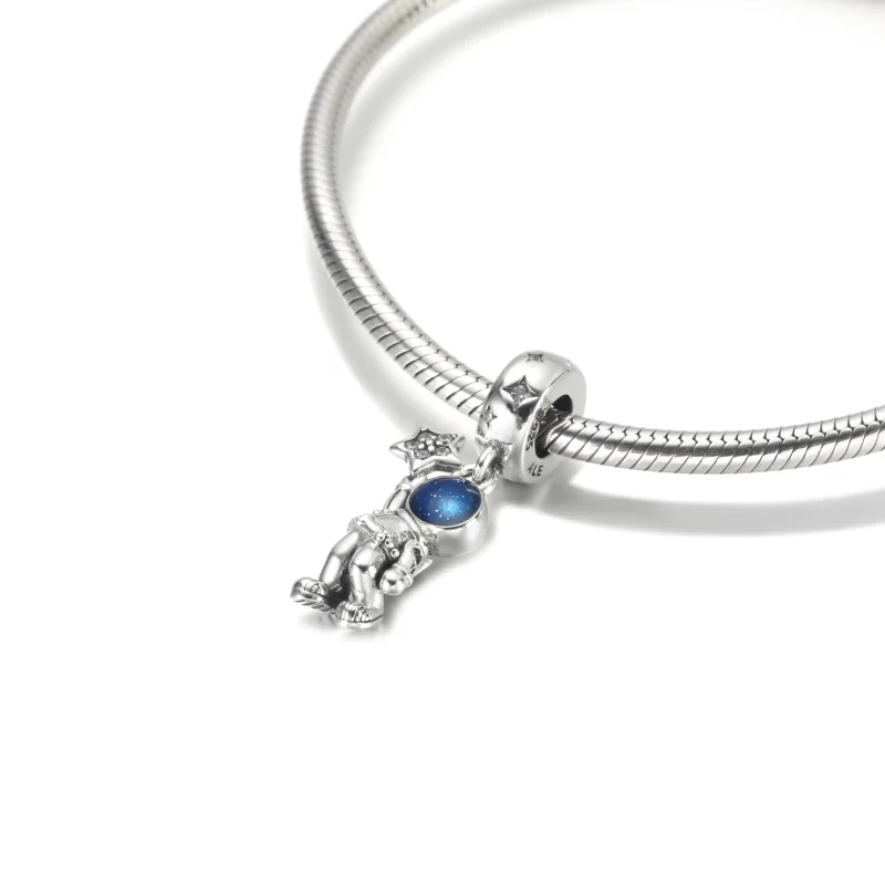 (immagine per) Charm Pendente PANDORA Astronauta - 790030C01 - Visualizza 5