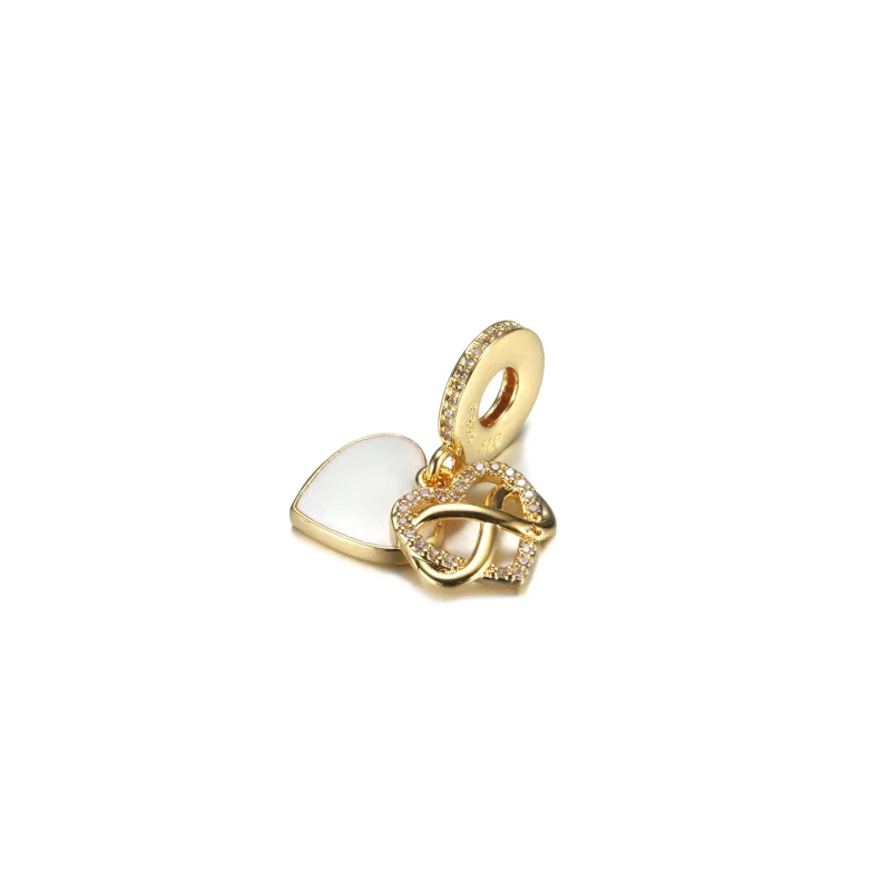 (immagine per) Charm Pendente Pandora Cuore scintillante dell'infinito - 759516C01 - Visualizza 2