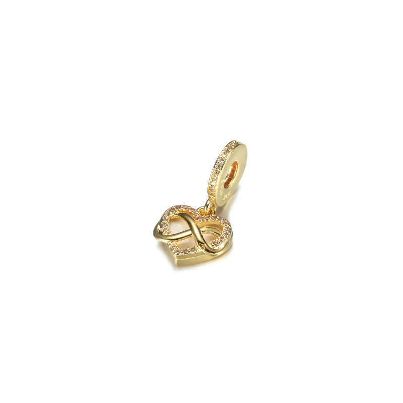 (immagine per) Charm Pendente Pandora Cuore scintillante dell'infinito - 759516C01 - Visualizza 3