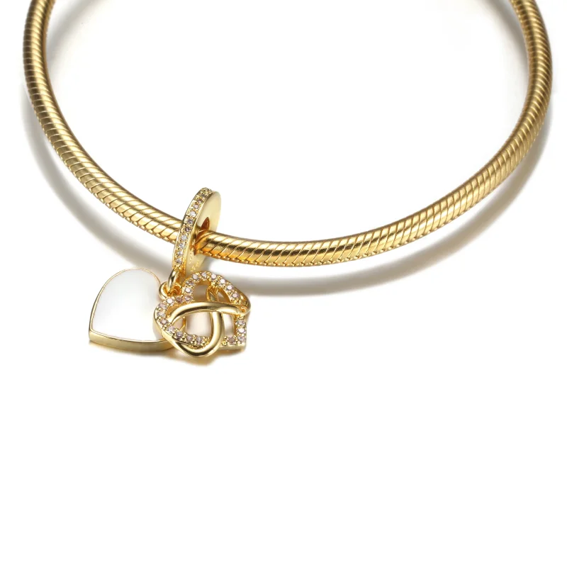 (immagine per) Charm Pendente Pandora Cuore scintillante dell'infinito - 759516C01 - Visualizza 5