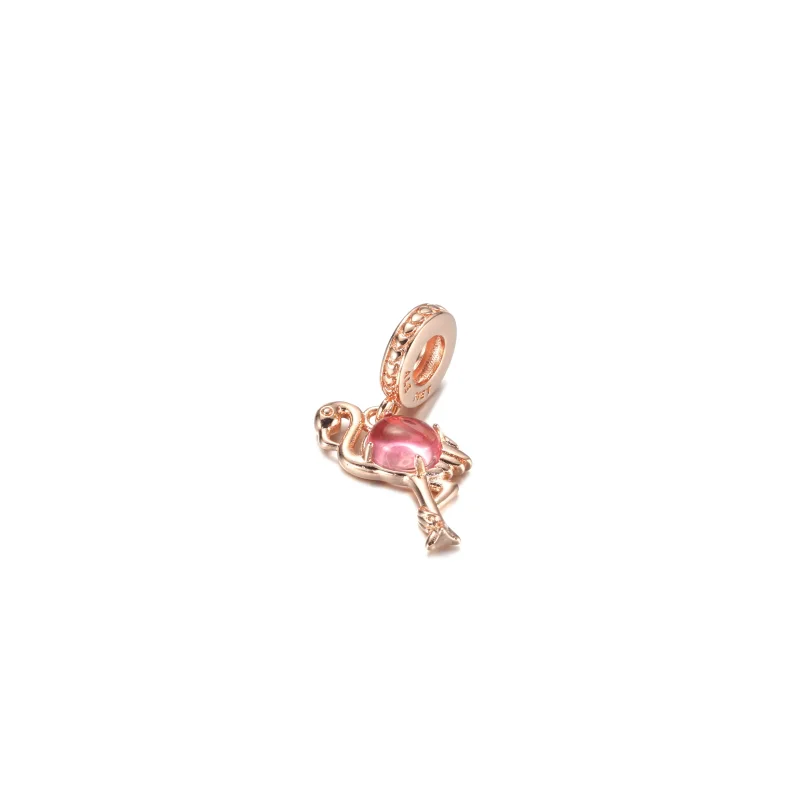 (immagine per) Charm Pendente PANDORA Fenicottero Rosa - 789431C01 - Visualizza 2