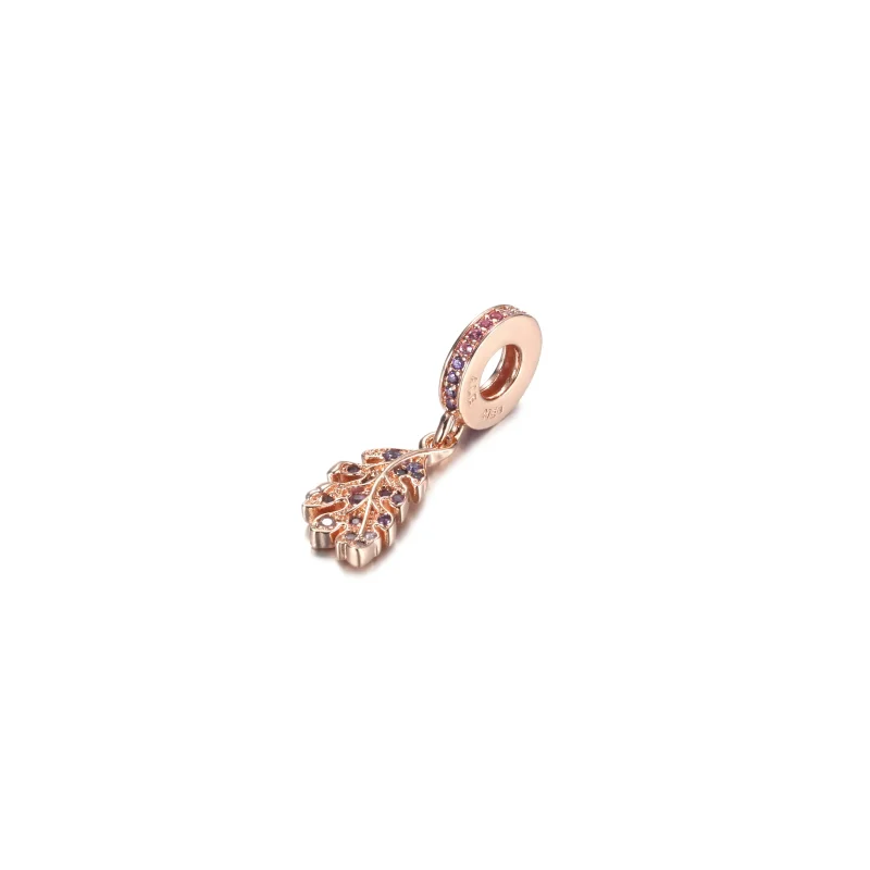 (immagine per) Charm Pendente Pandora foglia di quercia - 789552C01 - Visualizza 2