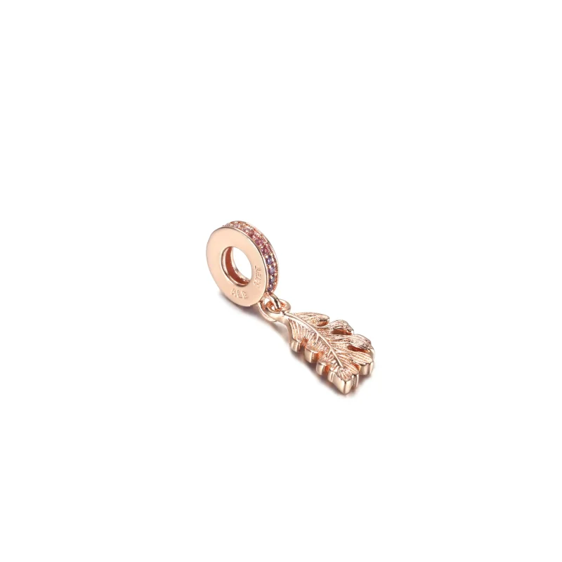(immagine per) Charm Pendente Pandora foglia di quercia - 789552C01 - Visualizza 3