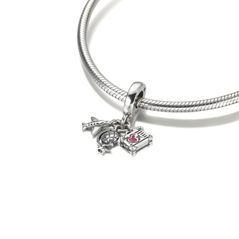 (immagine per) Charm Pendente PANDORA Lucchetto "Together Always" - 780087C09 - Visualizza 5