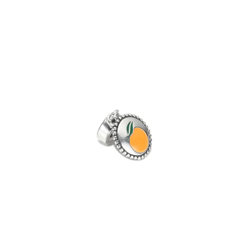 (immagine per) Charm Pendente Pandora Motivo arancione rotondo - 791169C00_E026 - Visualizza 4