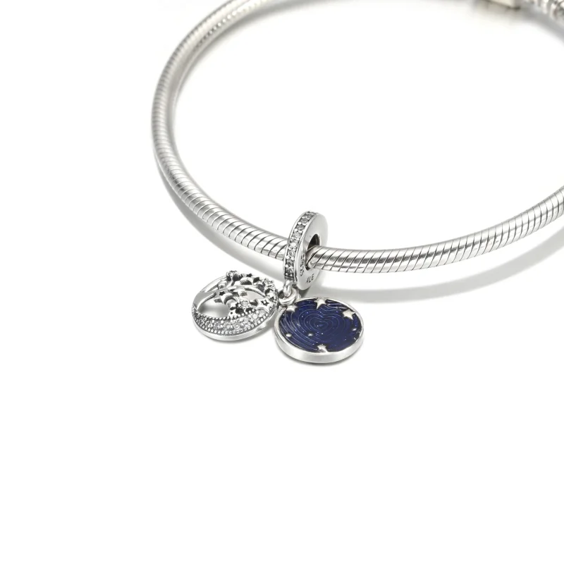 (immagine per) Charm Pendente PANDORA "To the Moon and Back" - 799645C01 - Visualizza 5