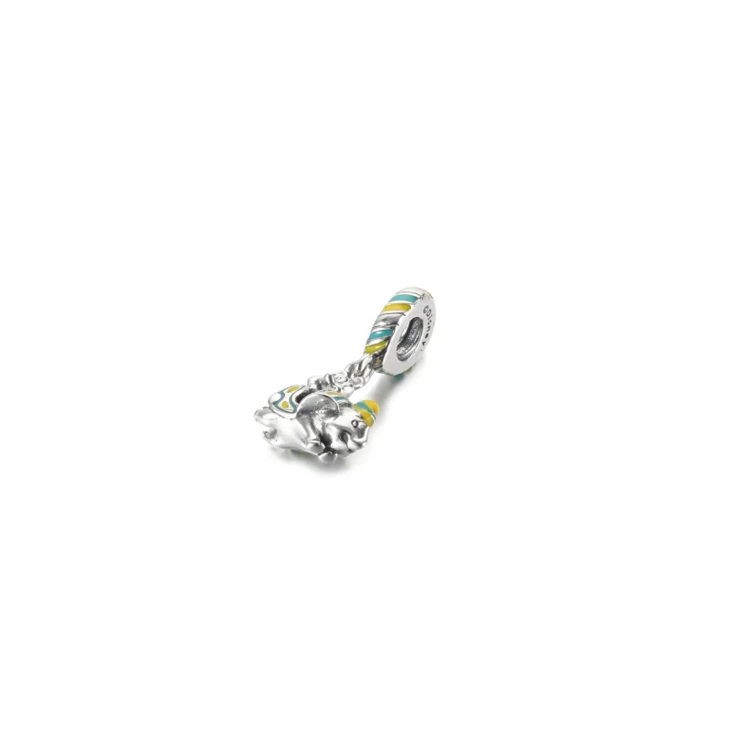 (immagine per) Charm Pendente Pandora Topolino Disney su Dumbo l'elefante volante - 799318C01 - Visualizza 2