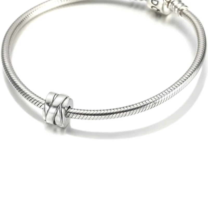 (immagine per) Clip PANDORA Nastri Intrecciati - 799502C00 - Visualizza 5