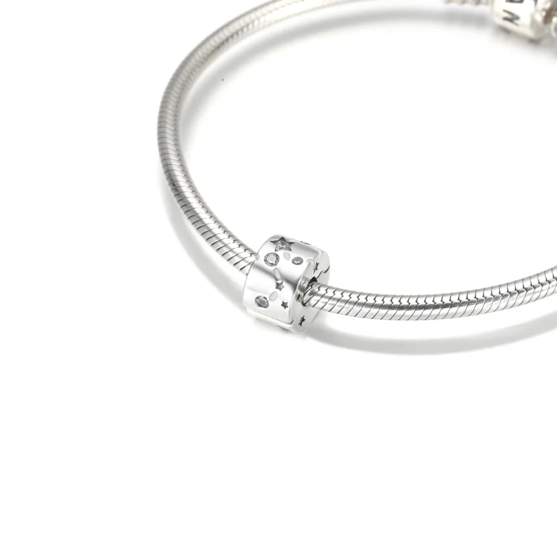 (immagine per) Clip PANDORA Solitario Cuore Rosa - 789203C03 - Visualizza 5