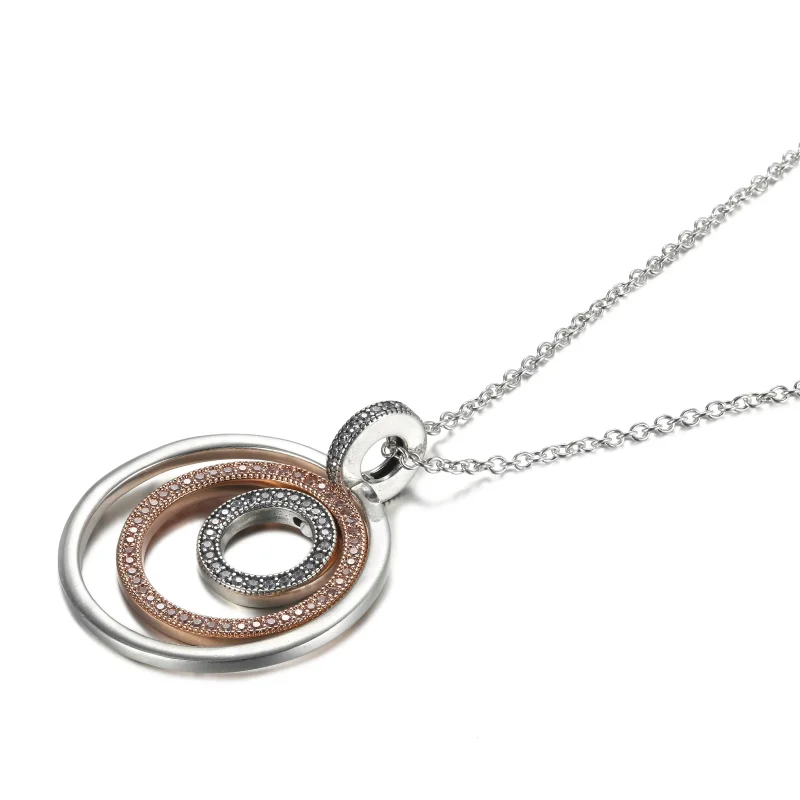 (immagine per) Collana PANDORA Cerchi Infiniti - 389483C01 - Visualizza 2