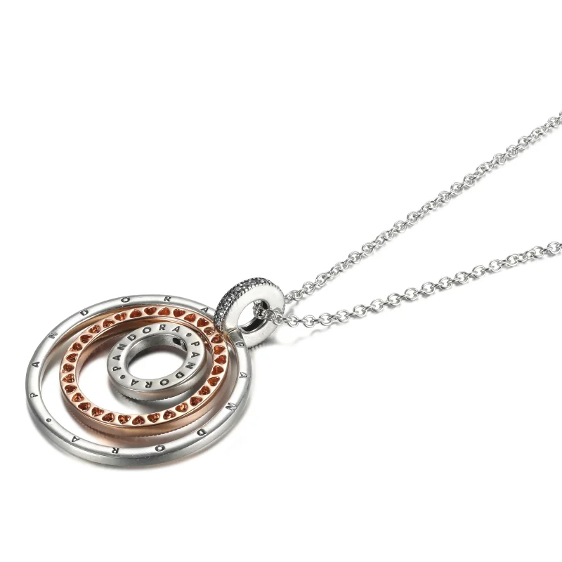 (immagine per) Collana PANDORA Cerchi Infiniti - 389483C01 - Visualizza 3