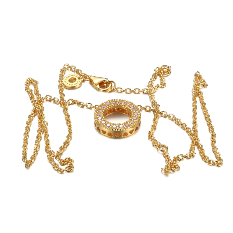 (immagine per) Collana PANDORA Cerchio Piccolo - 367436C01 - Visualizza 5