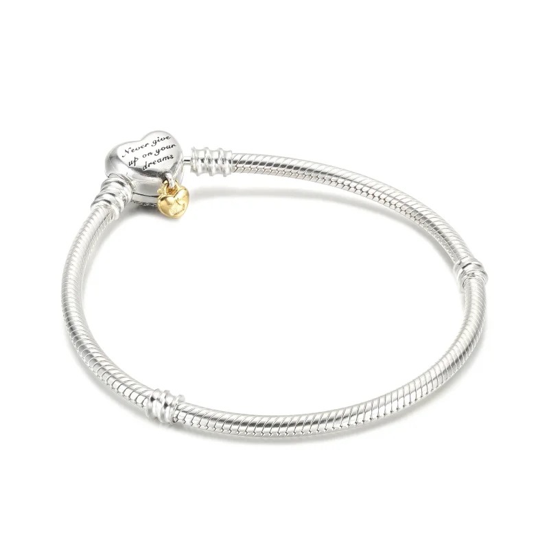(immagine per) Disney, Bracciale Chiusura Cuore con Pendente - 569563C01 - Visualizza 3
