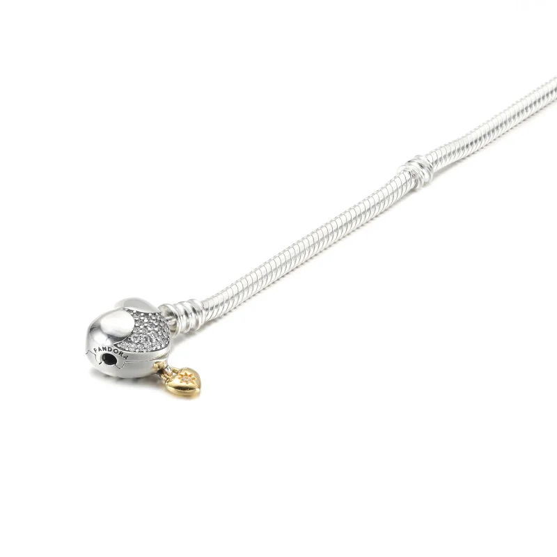 (immagine per) Disney, Bracciale Chiusura Cuore con Pendente - 569563C01 - Visualizza 4