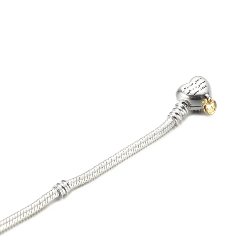 (immagine per) Disney, Bracciale Chiusura Cuore con Pendente - 569563C01 - Visualizza 5
