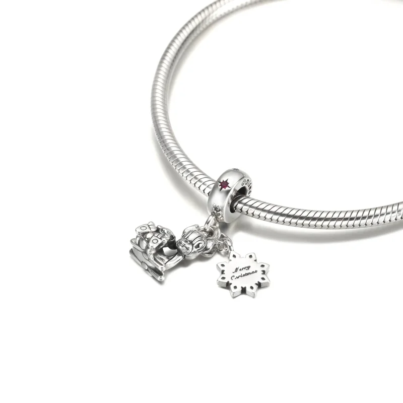 (immagine per) Disney, Charm Pendente Bambi e Tippete - 799647C01 - Visualizza 5