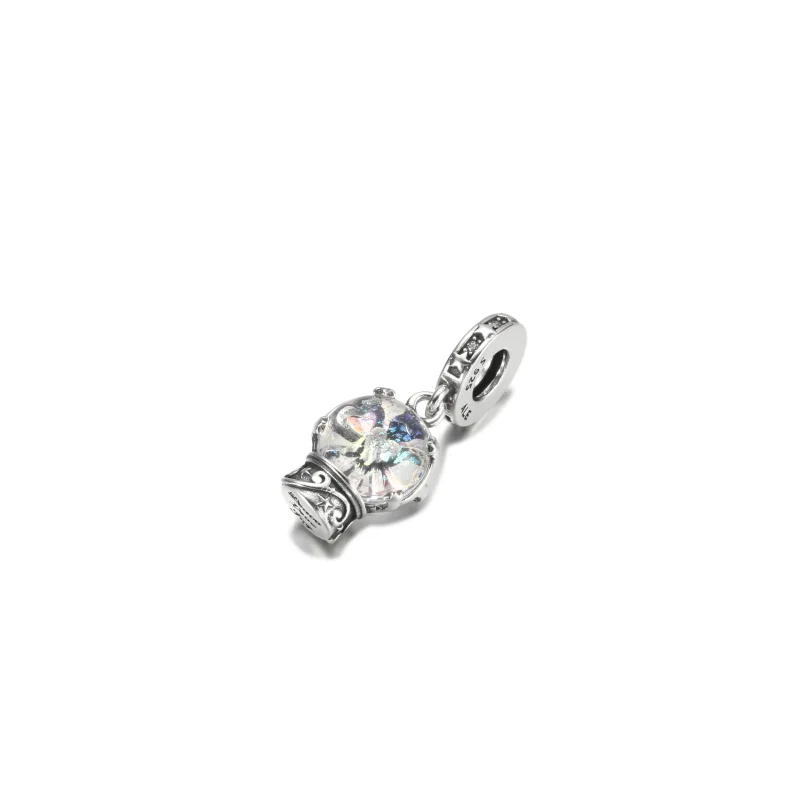 (immagine per) Disney, La Bella e la Bestia, Charm Pendente Rosa Incantata - 790024C01 - Visualizza 2