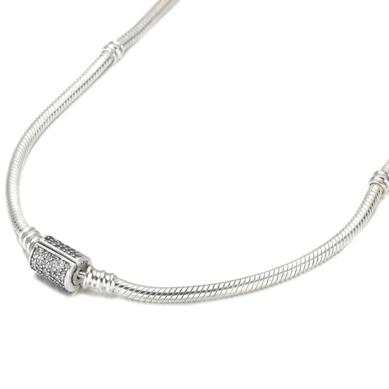 (immagine per) Doppio Bracciale con Chiusura Pavè - 599544C01-D - Visualizza 4