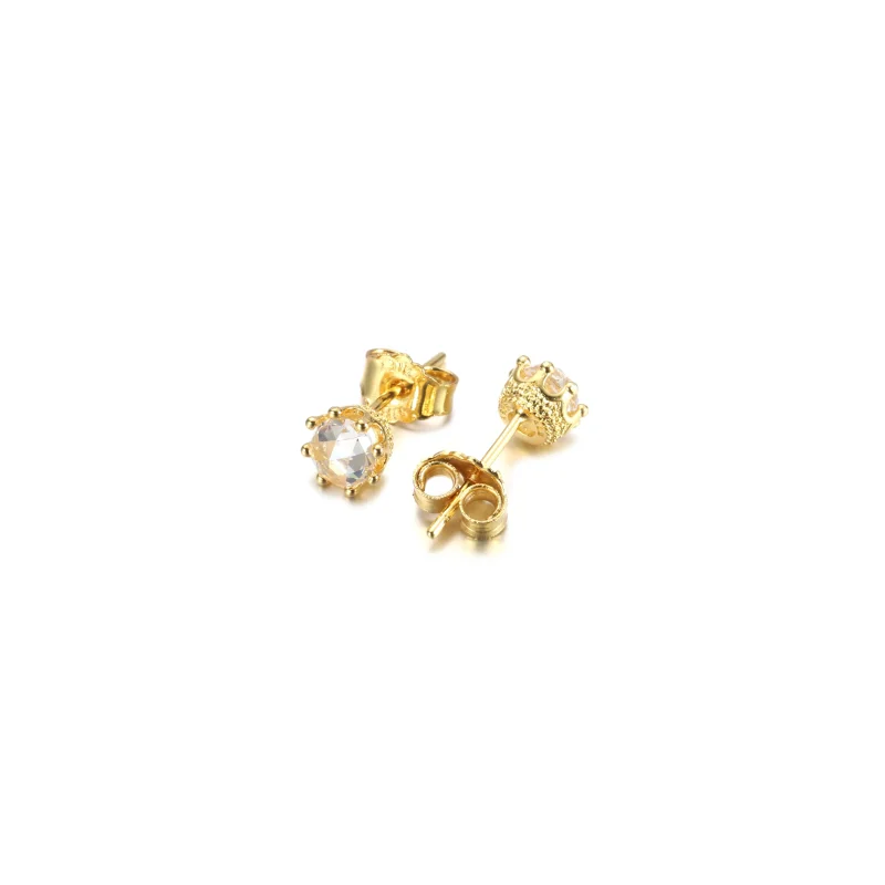 (immagine per) Orecchini Corona Scintillante - 268311C01 - Visualizza 3