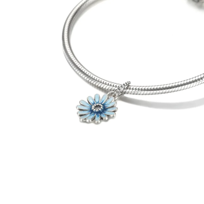 (immagine per) Pendente Pandora Margherita blu - P-D-3458 - Visualizza 4