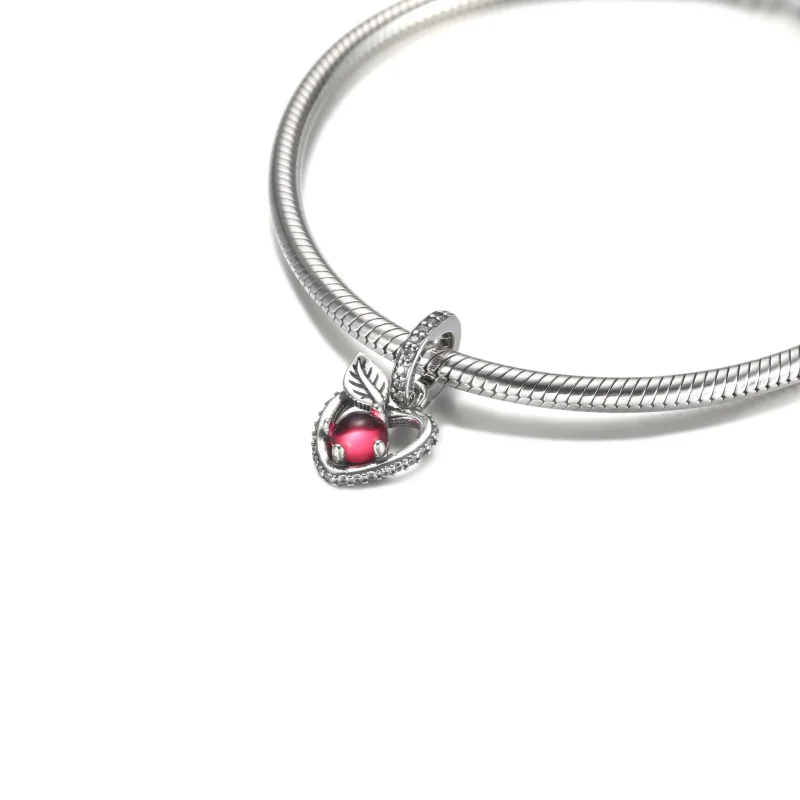 (immagine per) Pendente Pandora Mela Biancaneve Disney - 399553C01 - Visualizza 5