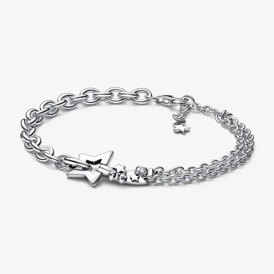 (immagine per) Braccialetto a doppia catena PANDORA Shooting Star - 592409C01