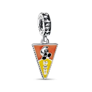 (immagine per) Disney Parks Pandora 2023 Mickey Mouse Pennant Ice Cream Bar Dangle Charm NIB - P-D-3883