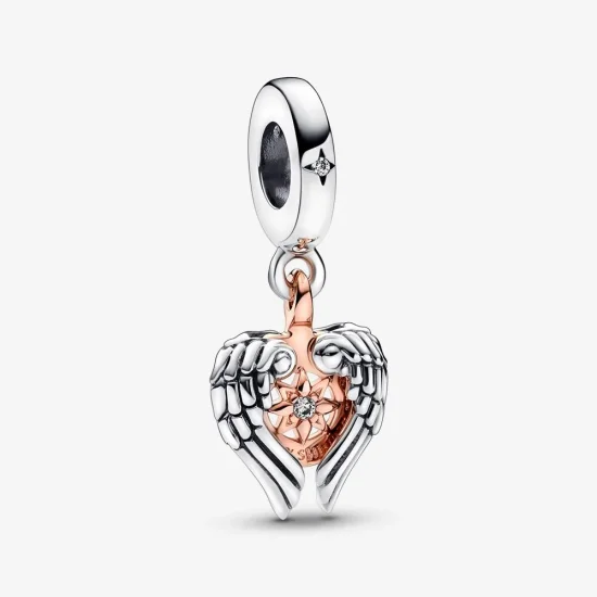 (immagine per) Pandora Celestial Compass Pendente con Ali d'Angelo - 782359C01