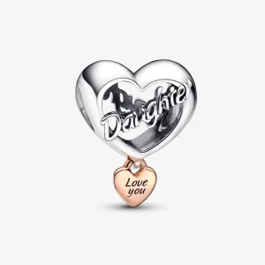 (immagine per) PANDORA Charm Cuore Amore Tua Figlia - 782327C00