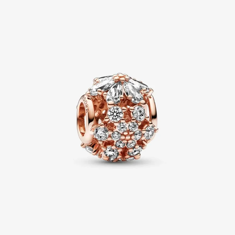 (immagine per) PANDORA Charm Rotondo con Cluster di Erbario Scintillante - 782383C01