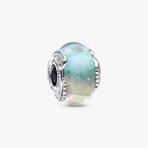 (immagine per) PANDORA Ciondolo Multicolore in Vetro di Murano & Piuma Curva - 792577C00