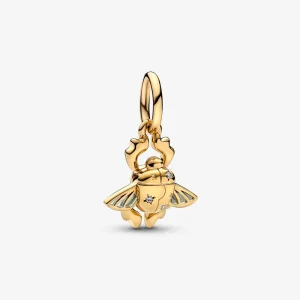 (immagine per) PANDORA Disney Aladdin Scarab Beetle Dangle Charm - 762345C01
