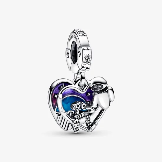 (immagine per) PANDORA Disney Pixar Wall-E & Eve Pendente Luminoso al Buio - 792518C01
